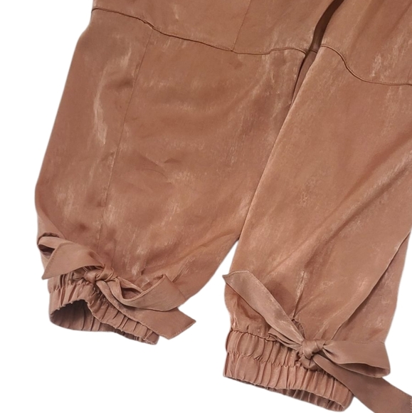 AND NOW THIS Women Tan Cargo Pants - Picture 6 of 8